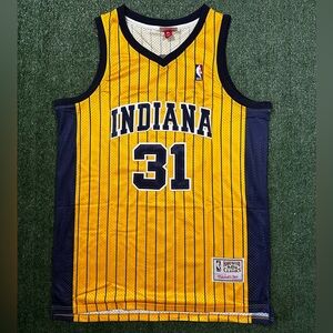 Reggie Miller Indiana Pacers throwback jersey